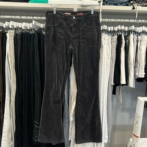 Pilcro charcoal gray corduroys. Boot cut